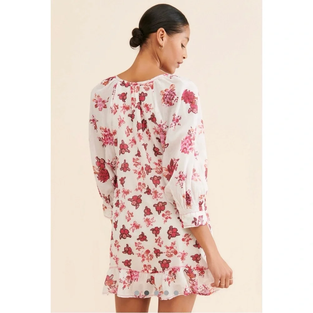 Free People Camella Mini Dress in White Sz XS NWOT